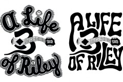 A Life of Riley Shirt Designs / 2009 / pen on paper / each 11x14"